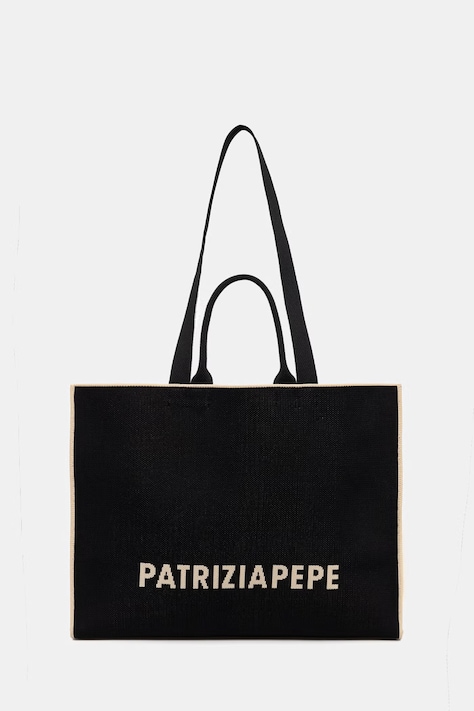 Patrizia Pepe torebka tote damska czarna 2B0175 K264
