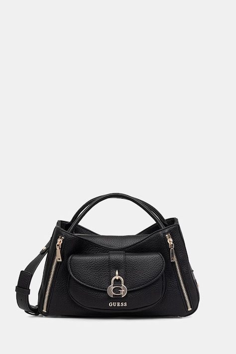 Τσάντα Guess JESSA χρώμα: μαύρο, HWBG83 62060