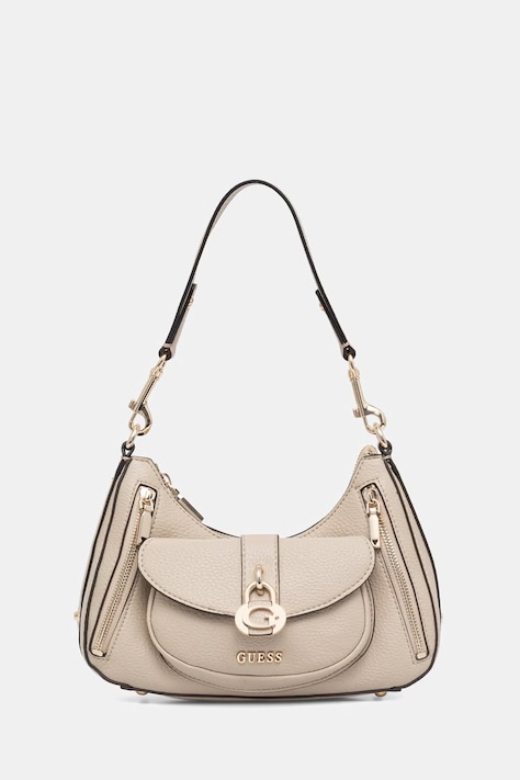 Τσάντα Guess JESSA χρώμα: μπεζ, HWBG83 62180