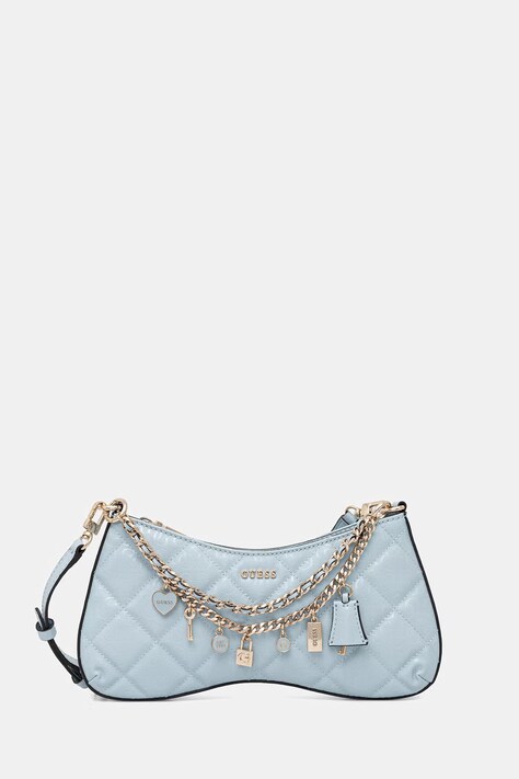 Guess torebka damska z imitacji skóry LIBBY niebieska HWGG99 12180