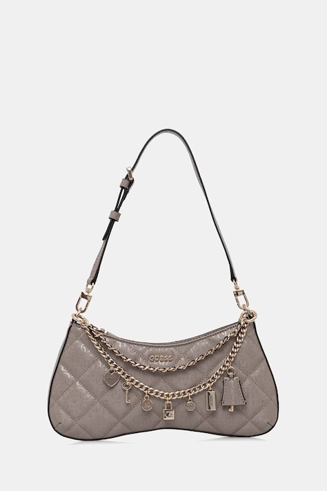 Guess torebka damska z imitacji skóry LIBBY beżowa HWGG99 12180