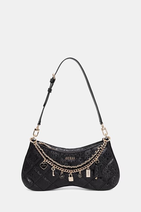 Guess torebka damska z imitacji skóry LIBBY czarna HWGG99 12180