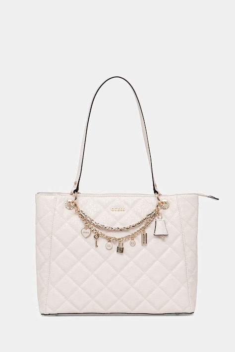 Guess torebka shopper damska LIBBY beżowa HWGG99 12250