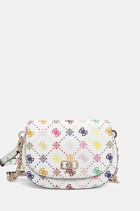 Guess crossbody kabelka dámska EMELIE biela HWGM99 28200