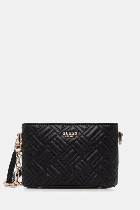 Guess чанта crossbody дамска SALLY черна HWQG99 21770