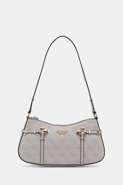 Guess torebka damska z imitacji skóry LEONA beżowa HWSG99 17180