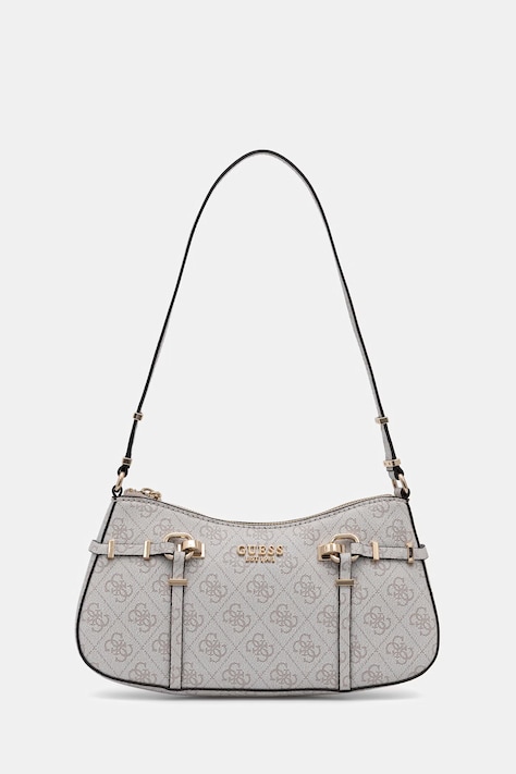 Guess torebka damska z imitacji skóry LEONA beżowa HWSG99 17180