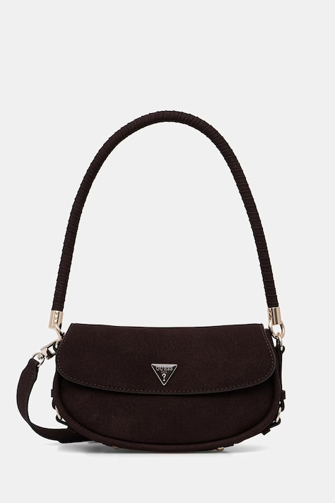 Guess torebka damska z imitacji zamszu DANYA brązowa HWSG99 18190