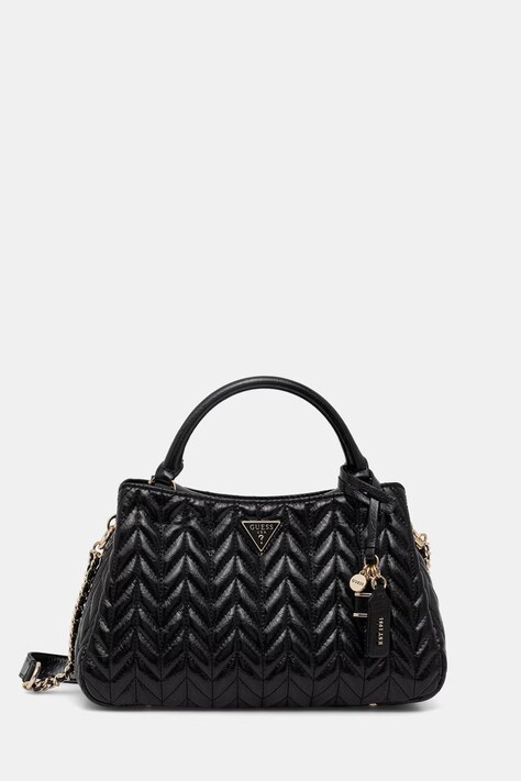 Guess Чанта crossbody дамска от имитация на кожа CHERYL черна HWTQ97 20060