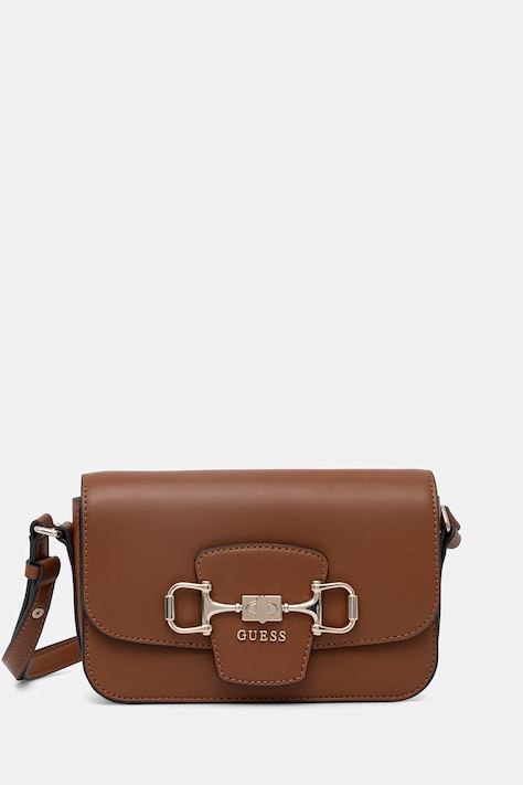 Guess taška dámská z imitace kůže JANIE hnědá HWVG99 10210