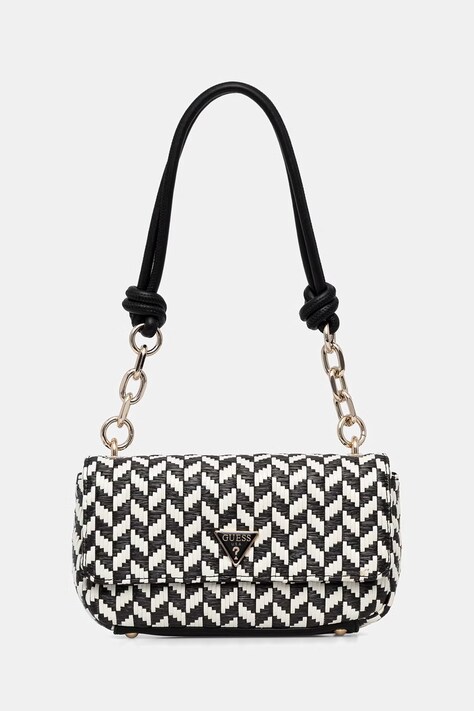 Guess kufríková kabelka dámska TESSI čierna HWWG76 91190