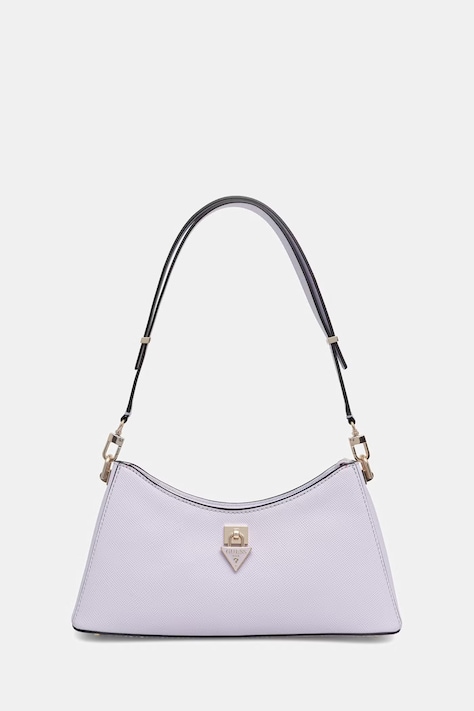Guess torebka crossbody damska z imitacji skóry PATSIE fioletowa HWZG99 19180