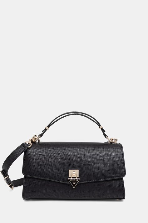 Guess listová kabelka dámska z imitácie kože PATSIE čierna HWZG99 19200