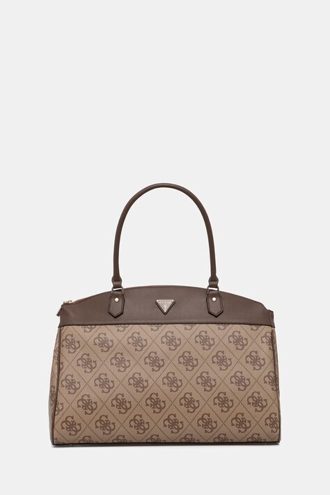 Guess klasična torbica ženska iz umetnega usnja BERTA rjava TWOB86 88903