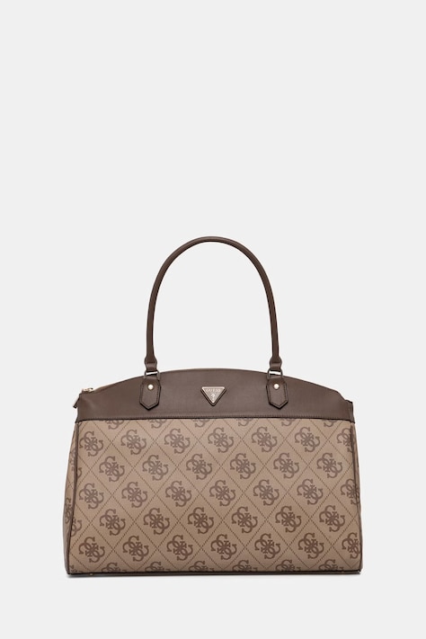 Guess μικρή τσάντα γυναικεία από απομίμηση δέρματος BERTA καφέ TWOB86 88903