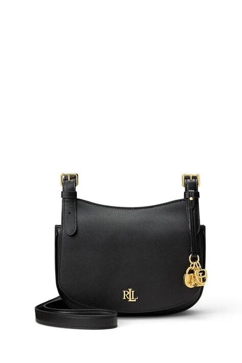 Lauren Ralph Lauren listonoszka damska skórzana czarna 431P06070