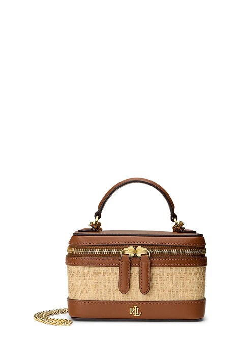 Lauren Ralph Lauren torebka crossbody damska brązowa 431P06089