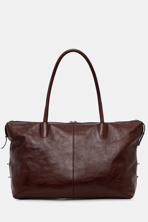 MAX&Co. torebka skórzana MCASAMBAG1 kolor brązowy 2616511066200