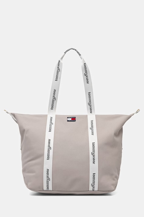 Tommy Jeans torebka tote damska beżowa AW0AW18461