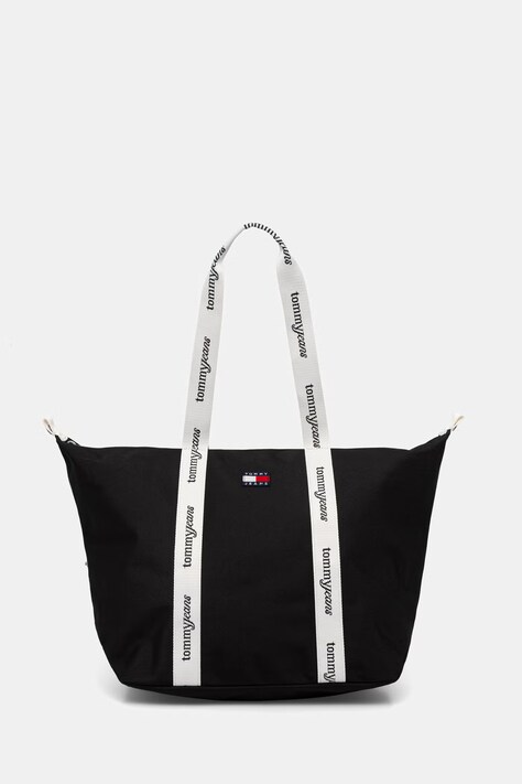 Tommy Jeans torebka tote damska czarna AW0AW18461