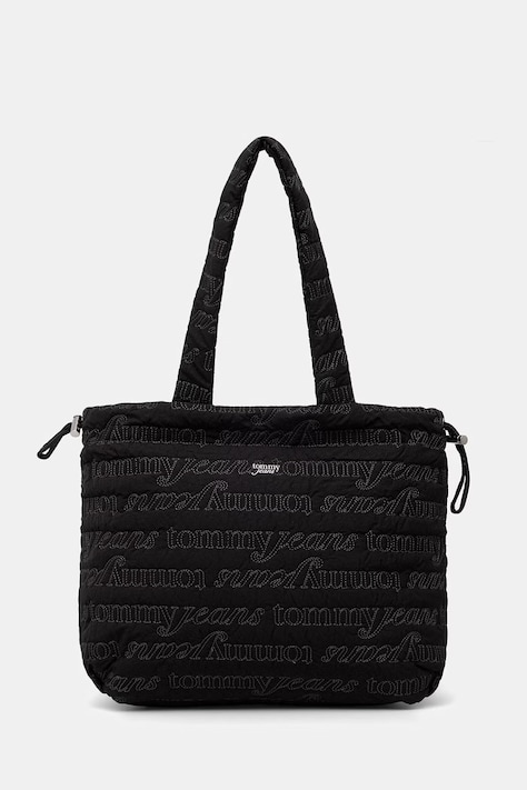 Tommy Jeans torebka shopper damska czarna AW0AW18649