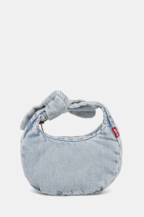 Levi's torebka jeansowa BABY BROOKLYN W/ KNOT kolor niebieski 005FD