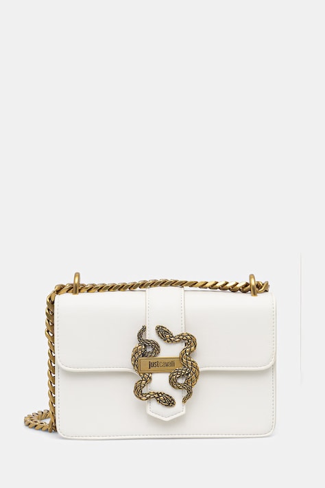 Just Cavalli torebka damska z imitacji skóry biała 80RA4BAF ZSA89
