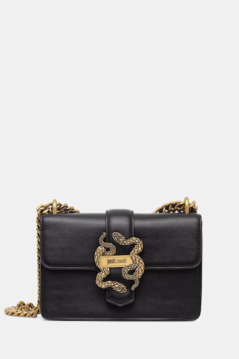 Just Cavalli torebka damska z imitacji skóry czarna 80RA4BAF ZSA89