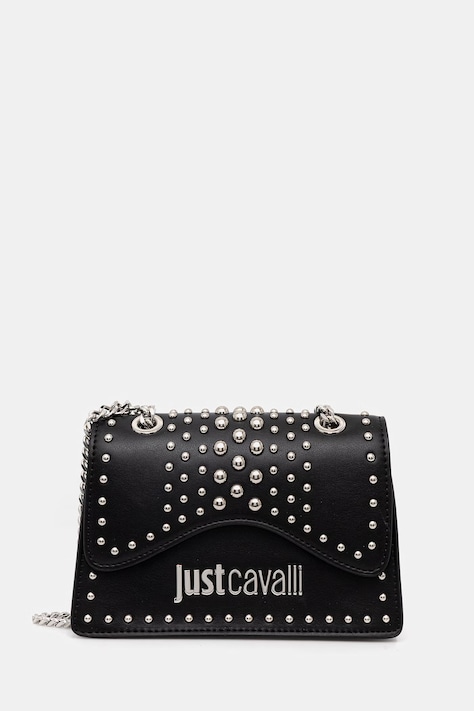Just Cavalli torebka damska z imitacji skóry czarna 80RA4BP1 ZSD95