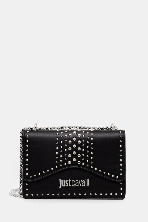 Just Cavalli torebka damska z imitacji skóry czarna 80RA4BP2 ZSD95