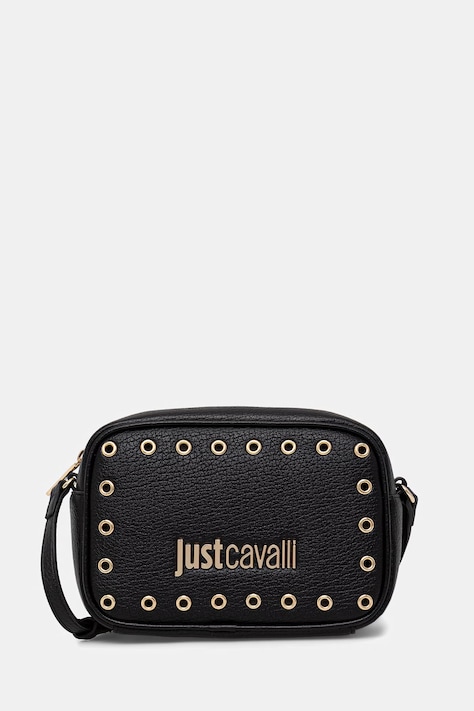 Kabelka Just Cavalli čierna farba, 80RA4BU3 ZSB81