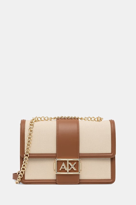 Armani Exchange torebka kolor beżowy XW000070 AF22570