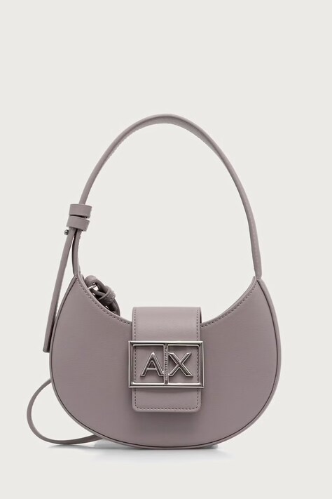 Armani Exchange Torebka crossbody damska z imitacji skóry różowa XW002566 AF12039