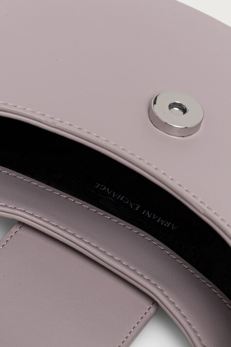 Armani Exchange Torebka crossbody damska z imitacji skóry różowa XW002566 AF12039