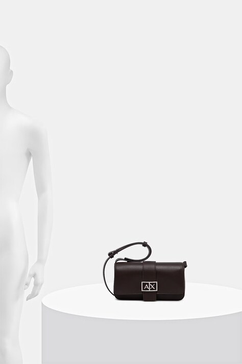 Armani Exchange torebka kolor brązowy XW002567 AF12039