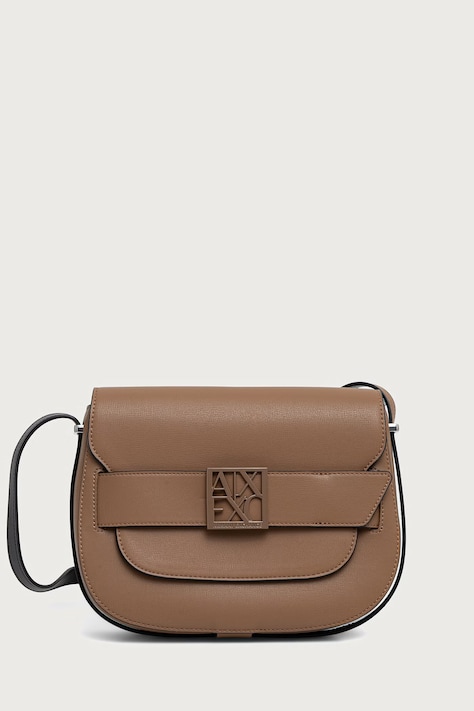 Armani Exchange crossbody torbica ženska iz umetnega usnja bež XW002588 AF13672