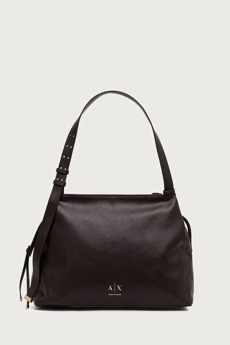 Armani Exchange tote torba ženska iz umetnega usnja rjava XW002603 AF19902