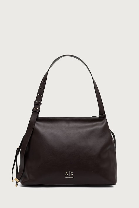 Armani Exchange tote taška dámská z imitace kůže hnědá XW002603 AF19902