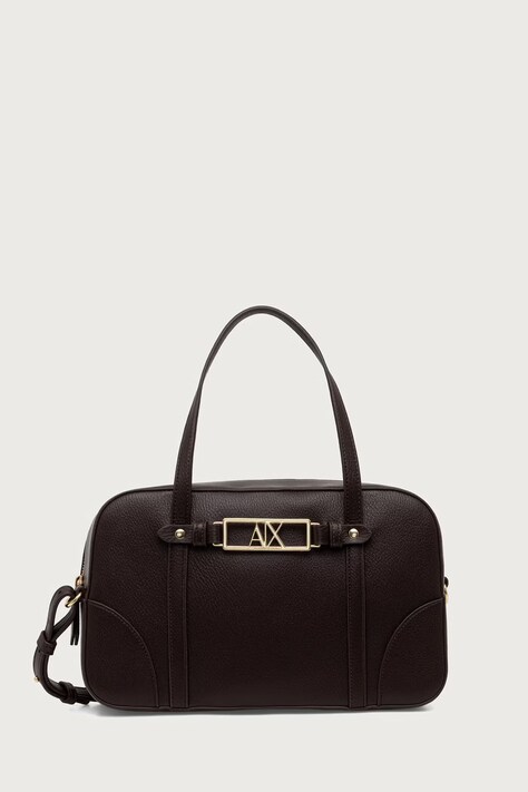 Armani Exchange crossbody kabelka dámská z imitace kůže hnědá XW002610 AF15632
