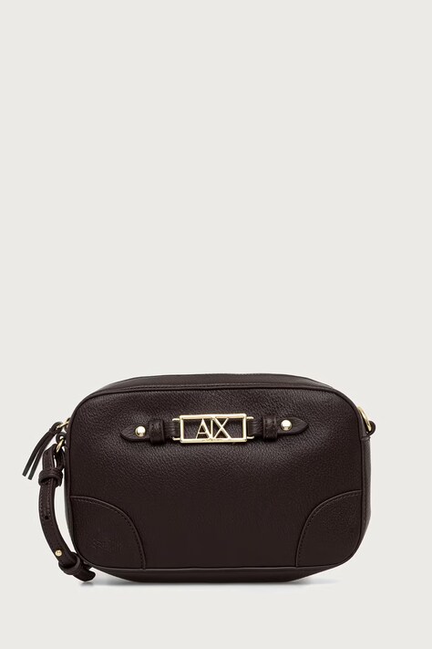 Armani Exchange crossbody kabelka dámská z imitace kůže hnědá XW002612 AF15632