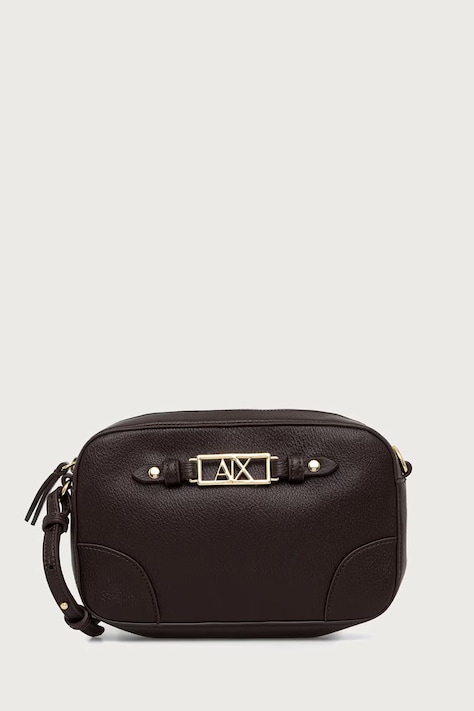 Armani Exchange crossbody kabelka dámská z imitace kůže hnědá XW002612 AF15632