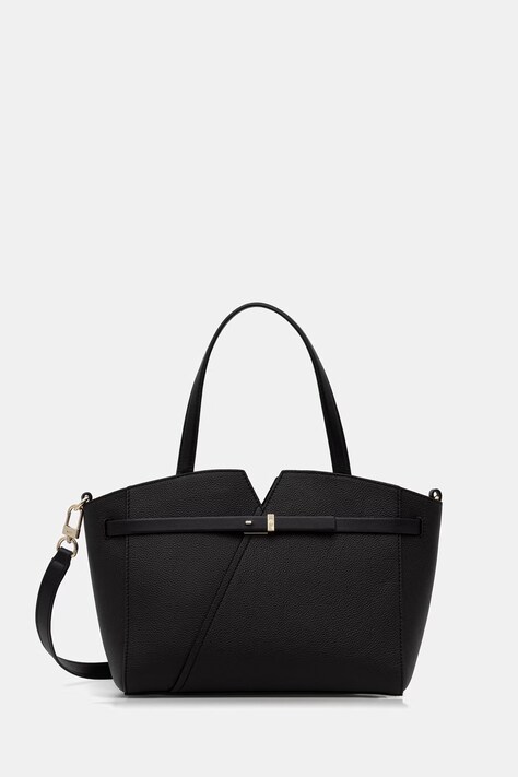 BOSS tote torba za žene kožna REVERS SM TOTE crna 50563218