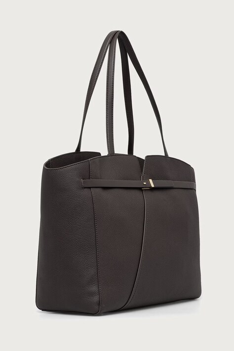 BOSS Shopper torba za žene kožna BOSS REVERS TOTE smeđa 50563229