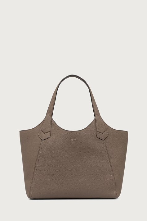 BOSS Kabelka dámska kožená Lenah New Tote hnedá 50563395