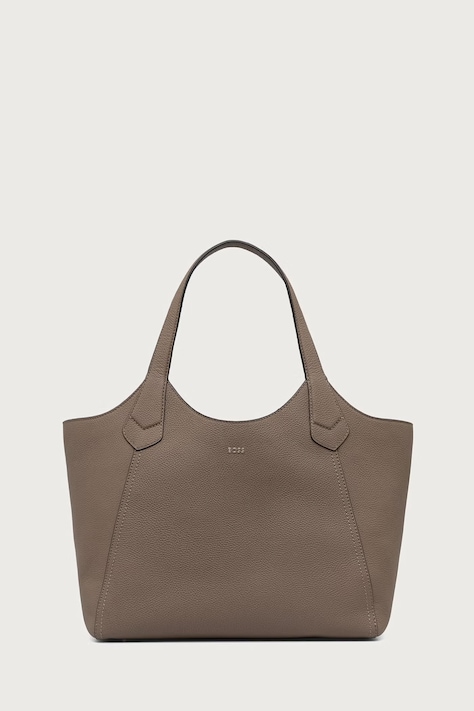 BOSS Geantă pentru femei, din piele Lenah New Tote maro 50563395