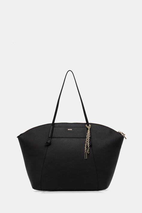 BOSS kabelka typu shopper dámska z imitácie kože SALLEY TOTE čierna 50563298