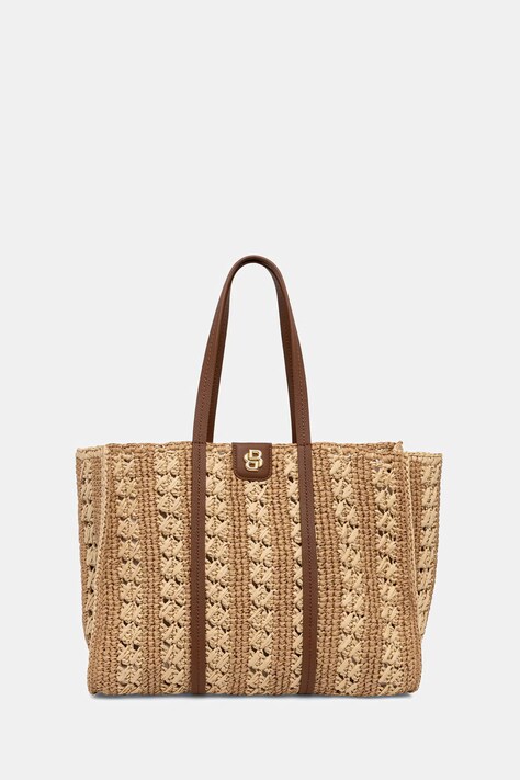 BOSS torebka tote damska BEYOND Tote RF beżowa 50563307