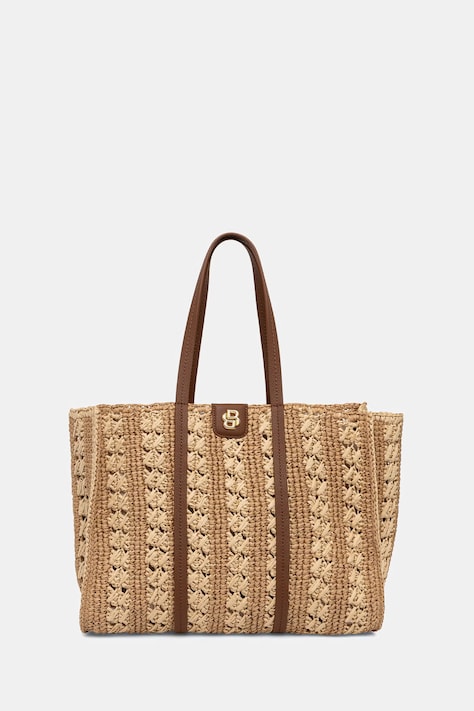 BOSS torebka tote damska BEYOND Tote RF beżowa 50563307