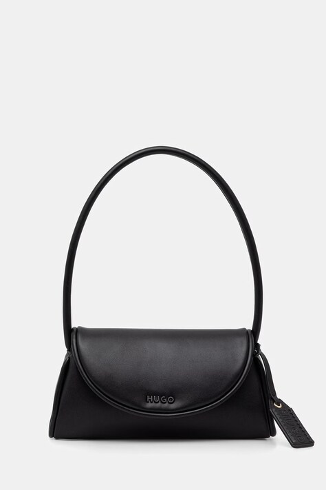 HUGO baguette torbica ženska iz umetnega usnja Jodi Shoulder Bag črna 50562952