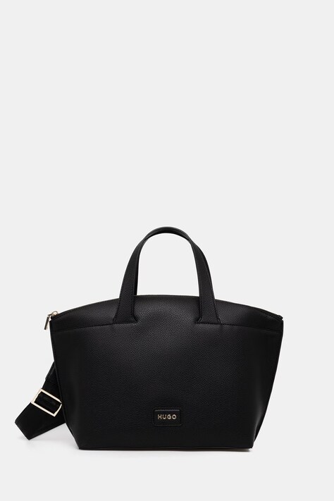 HUGO kabelka dámska z imitácie kože Orin_Duffle MD čierna 50562967